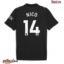 Camiseta Manchester City Nico Gonzalez #14 Visitante Equipación 2025-26 manga corta